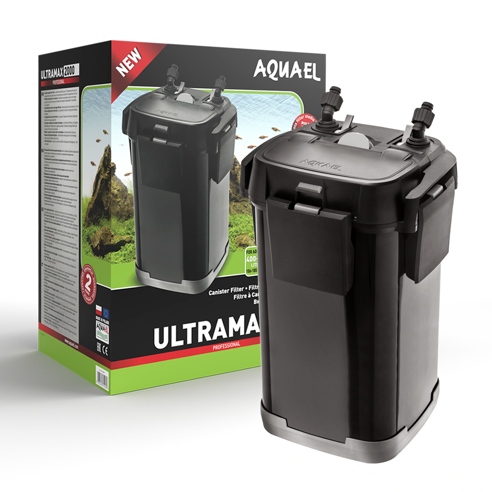 Ultramax 1000 d'Aquael - Filtre externe à cartouches pour aquarium 100-300L
