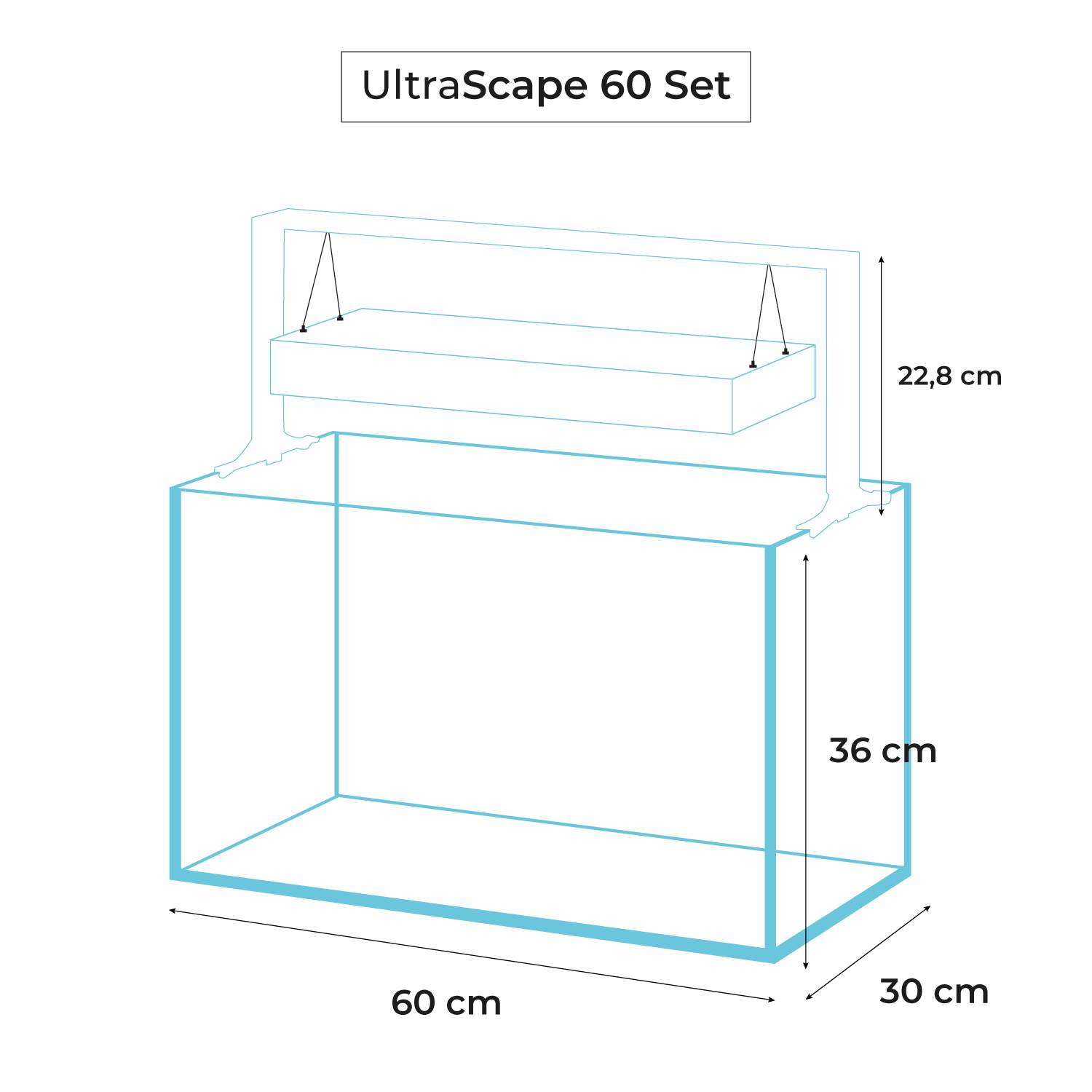 Aquael Ultrascape LED Measurement