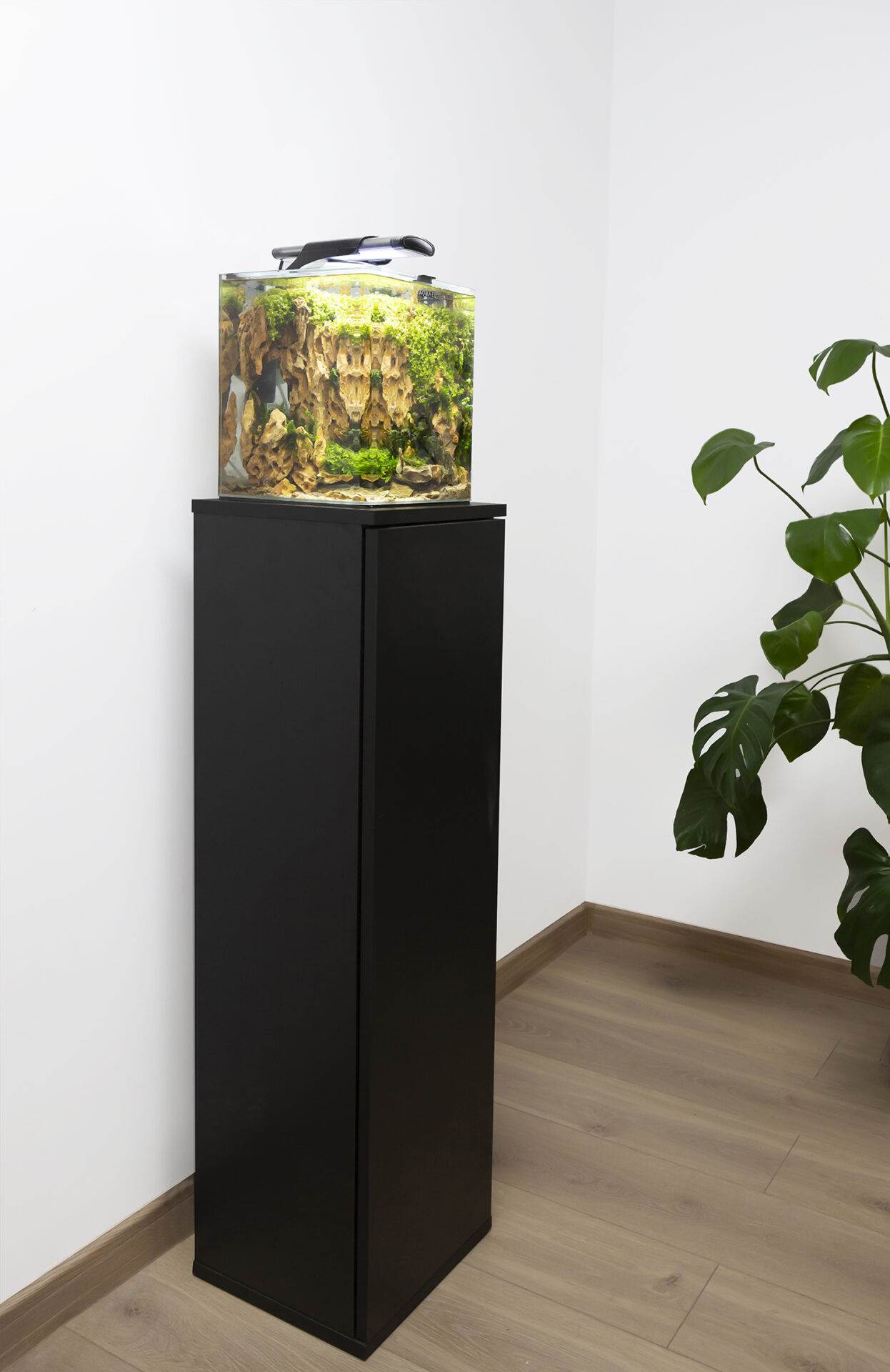 Aquael Nano Aquarium Optibent 30 Noir Day & Night 29 litres